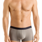 Cueca Boxer Masculina Hanro Micro Touch Cinza Tamanho P