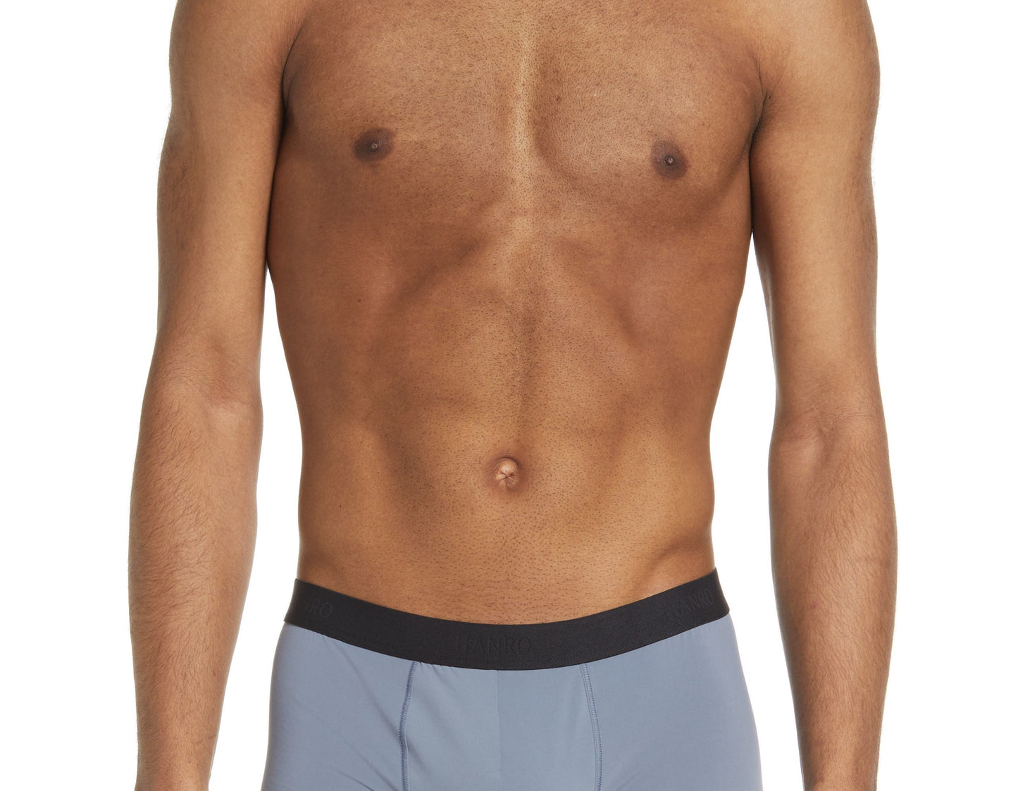 Cueca Boxer Masculina Hanro Micro Touch Azul Tamanho P