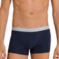 Pacote com 2 cuecas boxer Hanro Cotton Essentials masculinas, azul, tamanho pequeno