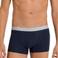 Pacote com 2 cuecas boxer Hanro Cotton Essentials masculinas, azul, tamanho médio