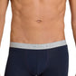 Pacote com 2 cuecas boxer Hanro Cotton Essentials masculinas, azul, tamanho extragrande