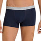 Pacote com 2 cuecas boxer Hanro Cotton Essentials masculinas, azul, tamanho extragrande