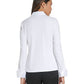 Camisa feminina Calvin Klein de malha com botões, branca, tamanho GG