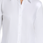 Camisa feminina Calvin Klein de malha com botões, branca, tamanho GG
