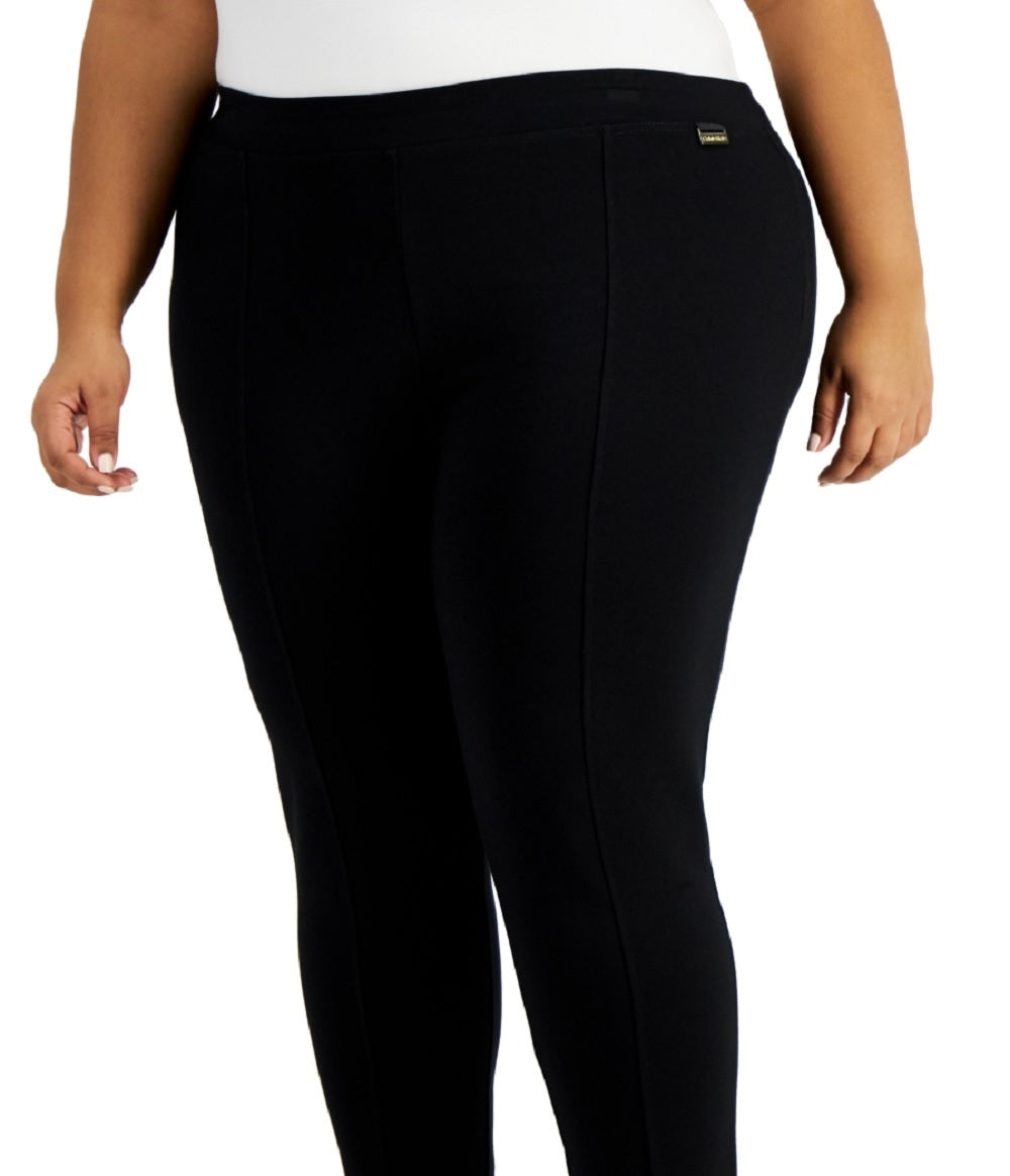 Calça Skinny de Compressão Feminina Calvin Klein Preta
