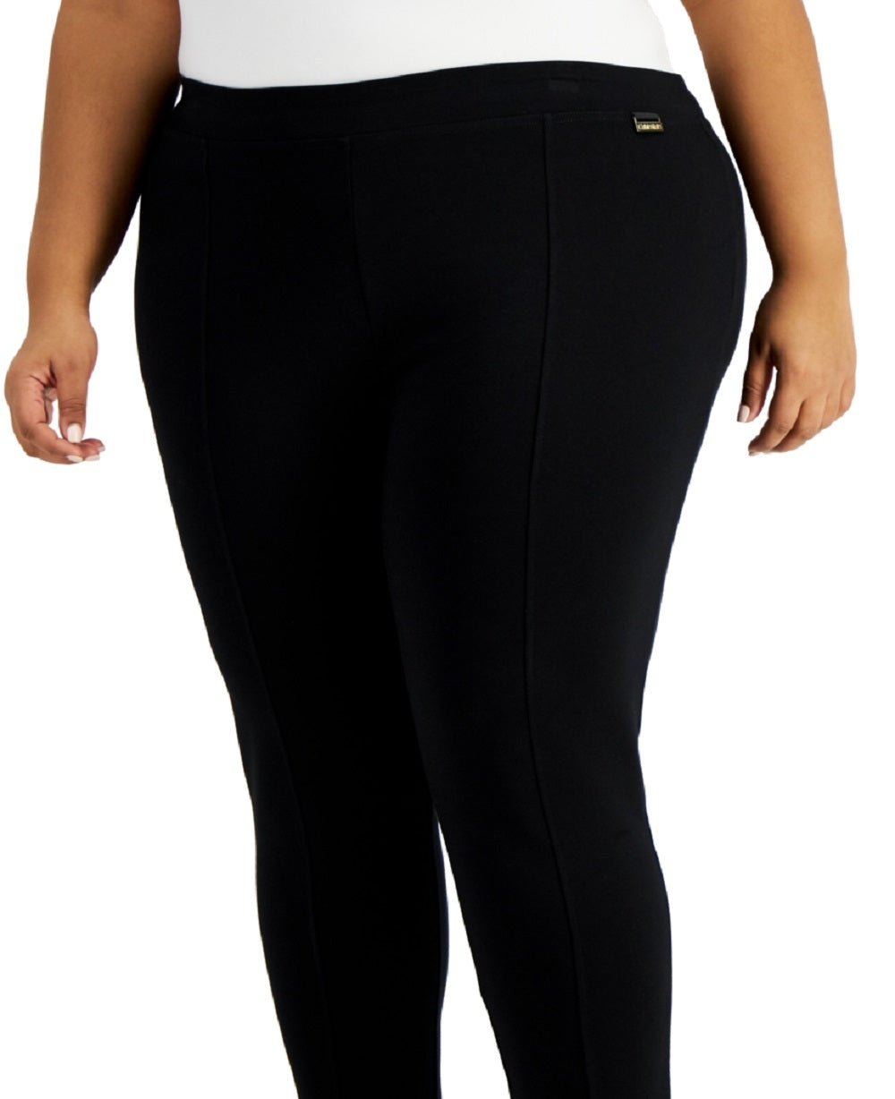 Calça Skinny de Compressão Feminina Calvin Klein Preta