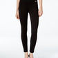 Calça de malha Calvin Klein feminina com cós largo, preta, tamanho extragrande
