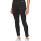 Calça de malha Calvin Klein feminina com cós largo, preta, tamanho extragrande