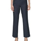 Calça social Calvin Klein feminina Pinstripe Modern Fit preta tamanho 6 Petite