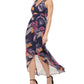 Vestido GUESS Feminino Chiffon Alto Baixo Azul Tamanho 2