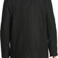Tommy Hilfiger Casaco clássico trespassado masculino com cachecol removível, preto, tamanho G