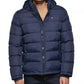 Jaqueta acolchoada masculina Tommy Hilfiger azul marinho tamanho GG