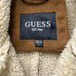 Sobretudo Guss Masculino Faux Shearling Marrom Tamanho Grande