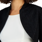 Jaqueta Bolero Feminina Connected Preta Tamanho Médio