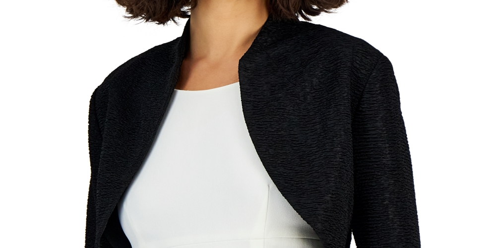 Jaqueta Bolero Feminina Connected Preta Tamanho Médio