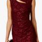 Vestido tubinho com recorte de renda e lantejoulas feminino conectado, vermelho, tamanho 10