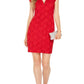 Vestido tubinho com lantejoulas e renda, tamanho 12, vermelho, da Connected Women