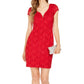 Vestido tubinho com lantejoulas e renda, tamanho 12, vermelho, da Connected Women
