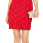Vestido tubinho com lantejoulas e renda, tamanho 16, vermelho, da Connected Women