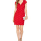 Vestido tubinho com lantejoulas e renda, tamanho 16, vermelho, da Connected Women