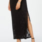 Vestido de capa feminino com lantejoulas e renda, preto, tamanho 14, pequeno