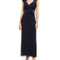 Vestido de renda feminino Connected Apparel, azul, tamanho 8