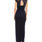 Vestido de renda feminino Connected Apparel, azul, tamanho 8