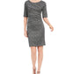 Vestido tubinho Starburst feminino conectado, preto, tamanho 14, pequeno