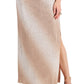 Vestido feminino com decote drapeado, rosa, tamanho 16