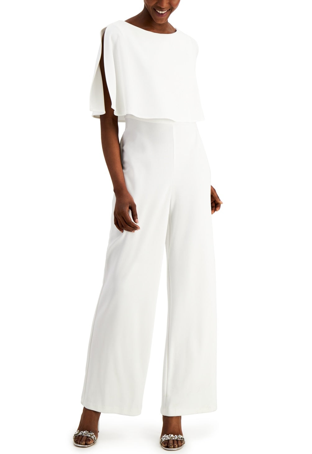 Macacão Popover Feminino Connected Branco Tamanho 10 Petite