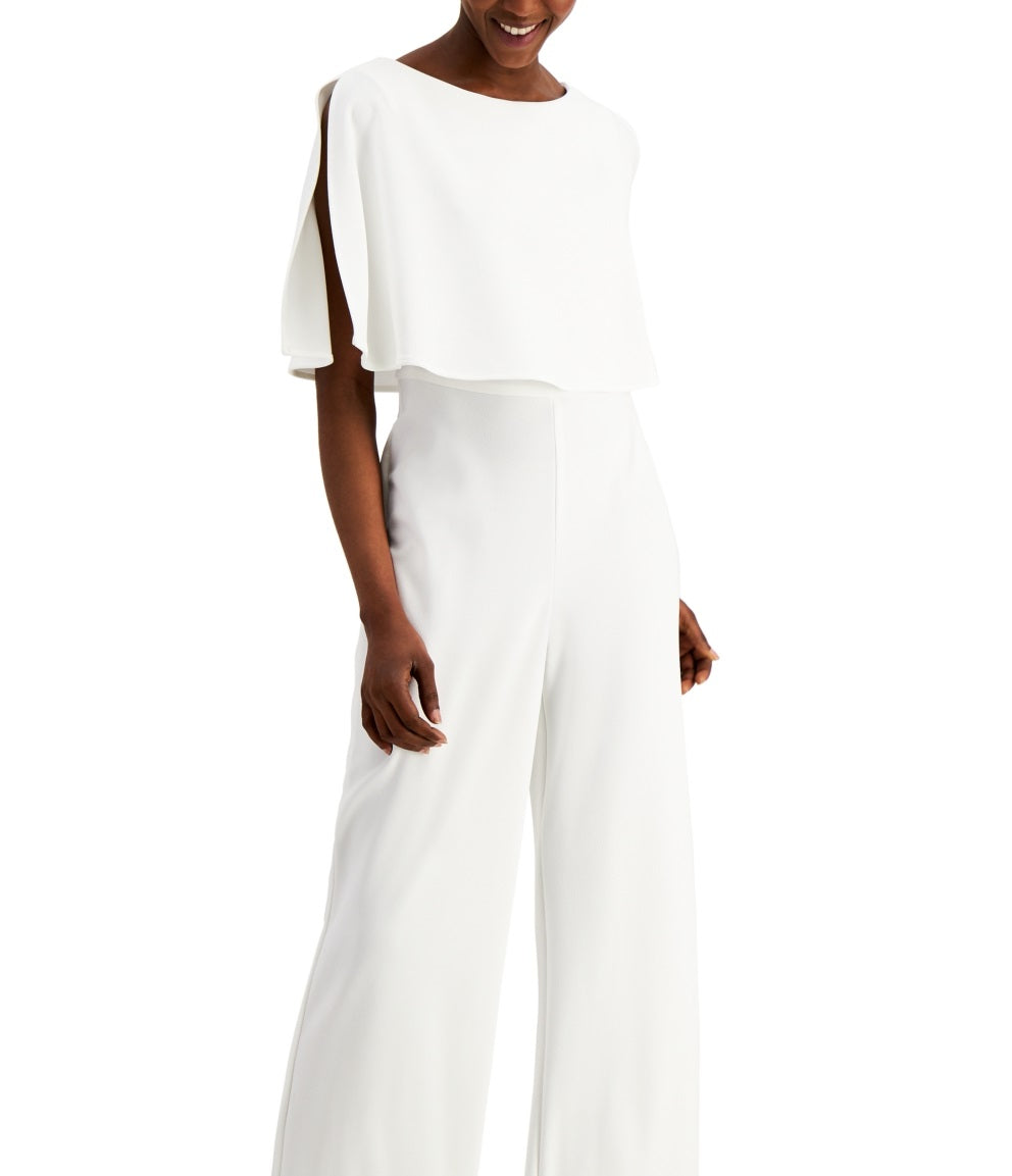 Macacão Popover Feminino Connected Branco Tamanho 10 Petite
