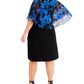 Vestido tubinho popover feminino conectado, azul, tamanho 22W