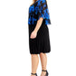Vestido tubinho popover feminino conectado, azul, tamanho 22W