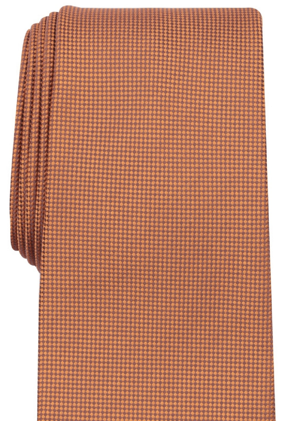 Gravata Oxford Masculina Perry Ellis Lisa Marrom Tamanho Regular