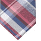 Gravata fina xadrez Perry Ellis masculina Dehaven vermelha tamanho regular