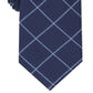 Gravata Alfani Robinson Grid Masculina Azul Tamanho Regular