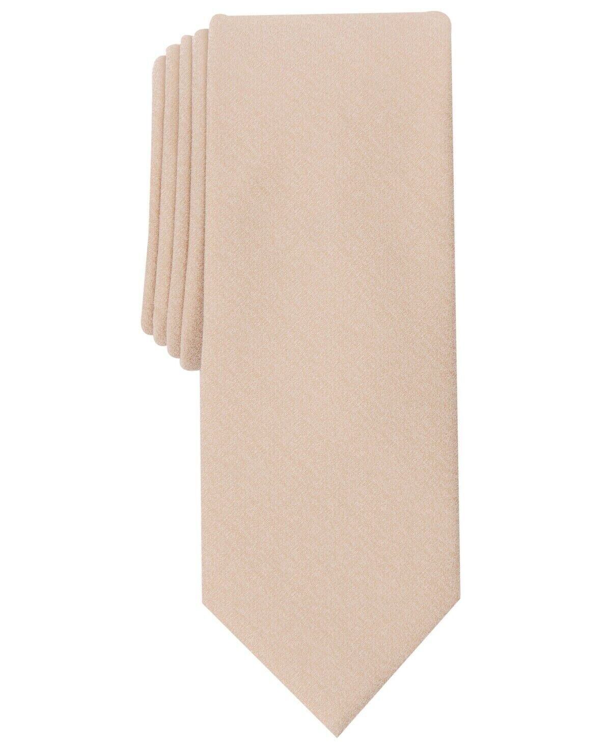 Gravata Bar III Masculina Sable Solid Bege Tamanho Regular