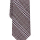 Gravata xadrez slim masculina Alfani marrom tamanho regular