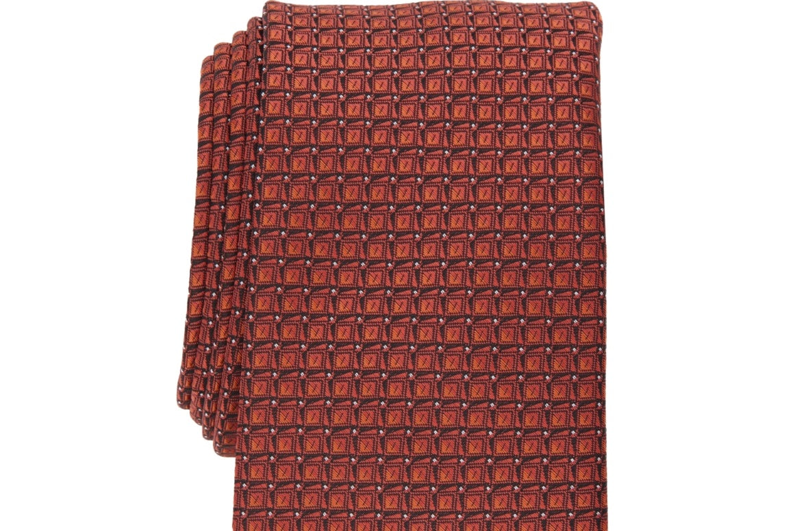 Gravata Olson Masculina Alfani Vermelha Tamanho Regular