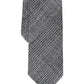 Gravata skinny xadrez Glen masculina INC International Concepts, preta, tamanho regular