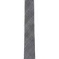 Gravata skinny xadrez Glen masculina INC International Concepts, preta, tamanho regular