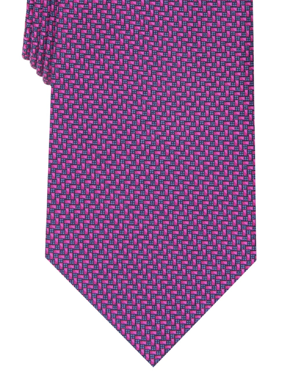 Gravata Perry Ellis Harding Micro Masculina Roxa Tamanho Regular