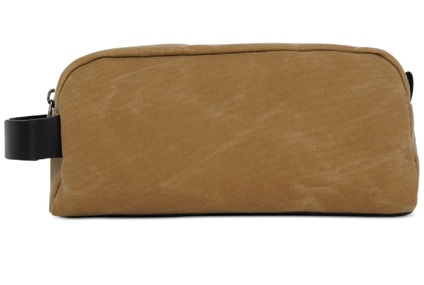 Kit de barbear compacto de algodão encerado sob medida para homens, marrom, tamanho regular