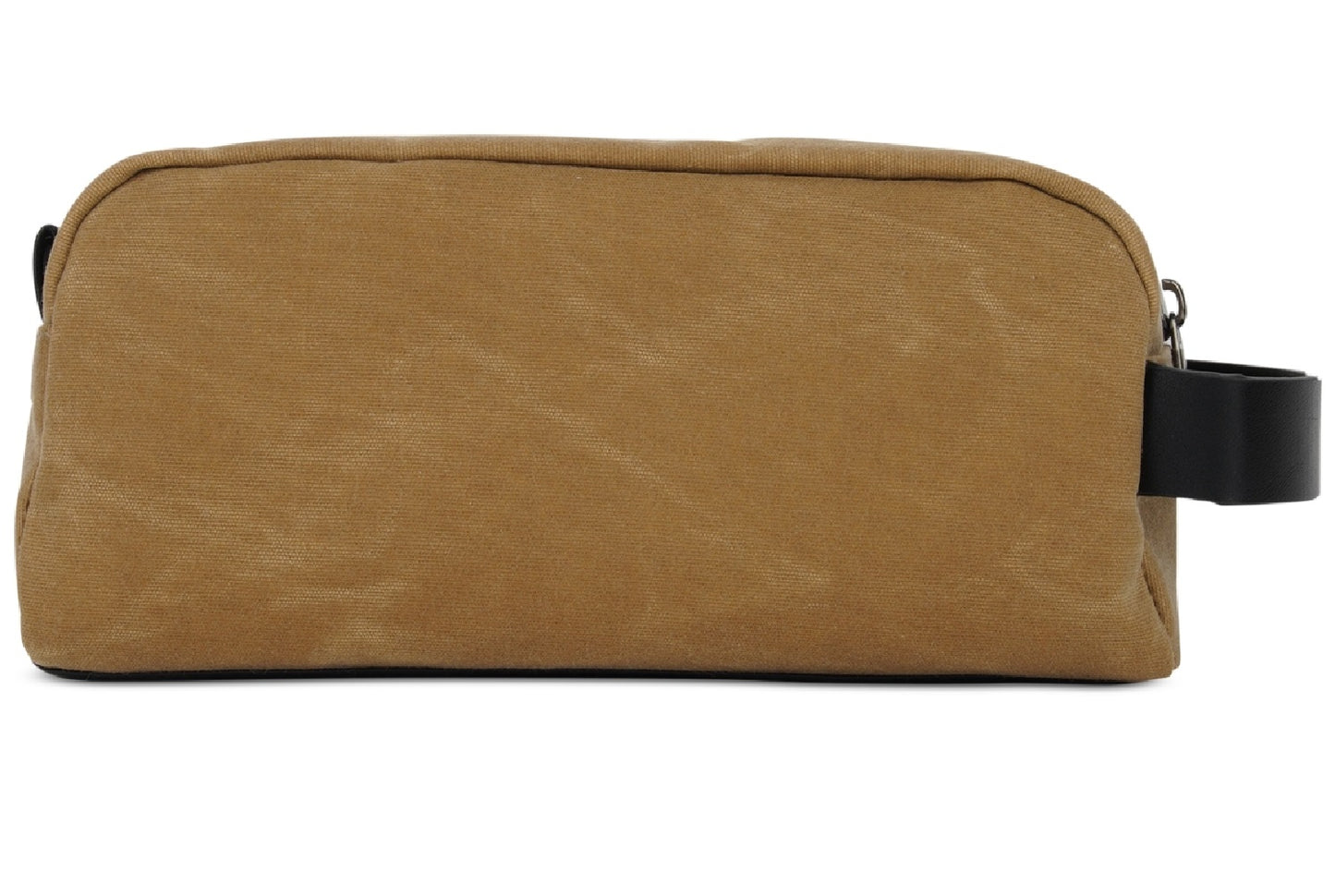 Kit de barbear compacto de algodão encerado sob medida para homens, marrom, tamanho regular