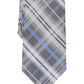 Gravata xadrez Dixon masculina Perry Ellis preta tamanho regular