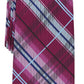 Gravata xadrez Dixon masculina Perry Ellis rosa tamanho regular