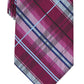 Gravata xadrez Dixon masculina Perry Ellis rosa tamanho regular