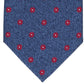 Gravata floral Lampley masculina Club Room vermelha tamanho regular