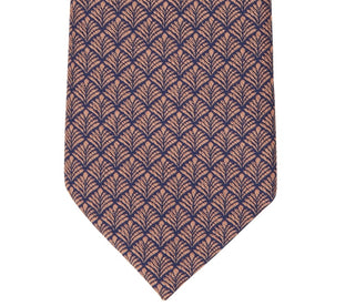 Gravata Smith Botanical Neat Masculina Bar III Laranja Tamanho Regular