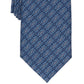 Gravata Alfani Masculina Harper Geo Print Azul Tamanho Regular